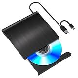 Yaeonku Bluray Burner External, 5Gbps External Blueray/DVD Drive for PC