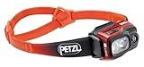 PETZL Swift RL Headlamp - Lightweight & Rechargeable 1100 Lumen Headlamp - Orange