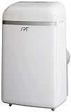 SPT WA-S1032E 13,500BTU Portable Air Conditioner – Cooling (SACC: 10,300BTU), with Cooling, Dehumidifying, Fan, White, Remote Control, 24-hr Timer, for 300-350 sq. ft. 18.39"W x 15.63"D x 30.12"H
