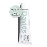 Davids Nano Hydroxyapatite Travel Size Toothpaste Peppermint 1.75oz