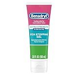Benadryl Extra Strength Anti Itch Relief Gel, 2% Diphenhydramine HCl, Relief from Insect Bites, Sunburn & More, Great for Camping Essentials, 3.5 fl oz