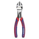 WORKPRO 7-Inch Diagonal Pliers in CRV Steel for Cutting Wires, Bi-material Handle Comfort Grip