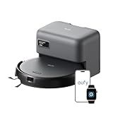 eufy C10 Robot Vacuum Self Emptying, 8 Weeks Hands Free, Advanced Smart Mapping with LiDAR Navigation, 2.85-Inch Slim Design, Powerful Suction, Edge Expansion Brush for Pet Hair, Carpet Detection