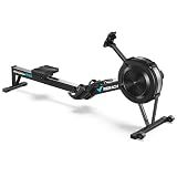Merach R50 Pro Rowing Machine Indoor, Professional Monitor, Easy Storage