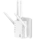 WiFi Extender, WiFi Extender Signal Booster, WiFi Booster, Covers Up to 12880 Sq.ft and 105 Devices, Dual Band Wireless Repeater, WiFi Repeater, WiFi Extenders Signal Booster for Home