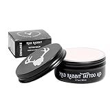 Mad Rabbit Tattoo Balm & Aftercare Cream- Color Enhancement that Revives Old Tattoos, Hydrates New Tattoos, Made With Clean Ingredients + Petroleum Free, Daily Tattoo Lotion Moisturizer & Brightener
