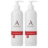 Alpha Skin Care Revitalizing Body Lotion, 12% Glycolic AHA, Simple & Effective Daily Moisturizer Hydroxy Acid, Hydrates & Exfoliates for Soft, Smooth Skin, Anti-Aging, 12 Oz, Pack of 2
