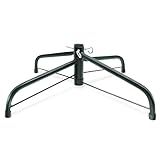 SYITCUN 16” Christmas Tree Stand for Artificial Trees, Foldable Metal Xmas Tree Stand, Replacement Fake Christmas Tree Holder Base for 2 ft to 7 ft Trees, Fits Tree Poles up to 0.86”