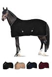 HORZE Kiel Horse Blankets for Real Horses, Fleece Horse Cooler Sheet