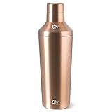 Simple Modern Cocktail Shaker Set with Jigger Lid | Stainless Steel Boston Shaker Insulated Martini Mixer for Mocktails | Gifts for Men Women Him Her | Classic Collection | 20oz | Metallic Gold