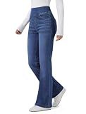 FireSwan Women’s Trendy Stretchy Flare Jeans Pull On Casual Denim Pants