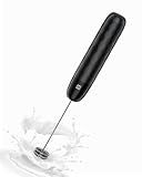 Maestri House Rechargeable Milk Frother, LunaFro Mini Handheld Electric Foam Maker Detachable Stainless Steel Whisk Drink Mixer Foamer Mini Blender for Matcha, Lattes, Cappuccino, No Stand