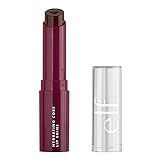 e.l.f. Hydrating Core Lip Shine with Shea Butter & Vitamin E, Tinted Lip Balm for A Smooth, Glossy Finish & Long-Lasting Moisture, Ecstatic Deep Berry