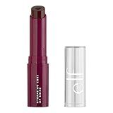 e.l.f. Hydrating Core Lip Shine with Shea Butter & Vitamin E, Tinted Lip Balm for A Smooth, Glossy Finish & Long-Lasting Moisture, Ecstatic Deep Berry