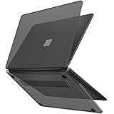 ProCase Protective Case for 15 Inch Microsoft Surface Laptop 7 2024 Release, Hard Shell Transparent Cover with Durable and Lightweight Design -Black