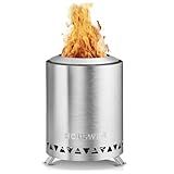 Houswise Smokeless Tabletop Fire Pit Outdoor - 8 Inch Mini Fire Pit, Wood Pellet Table Top Firepit, Portable Table Top Pit for Outside Patio, Small Pits Patio Heater Stove, Tabletop Firepit