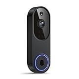 SnapGlow Wireless Video Doorbell Camera, Battery Powered, AI Human and Motion Detection, 2 Way Talk, Night Vision, Cloud Storage, Live View, Indoor/Outdoor Surveillance