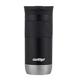Contigo Byron Vacuum-Insulated Stainless Steel Travel Mug, Licorice, 16oz