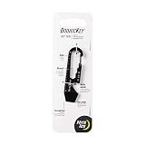 Nite Ize DoohicKey Keychain Multi Tool, Stainless-Steel 5-in-1 Multi Tool With Bottle Opener + Carabiner Clip, Black