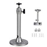 Runhike Lightweight Projector Mount Compatible with Vankyo,Ceiling Wall Mount Projector Stand with 6.88in(175mm) Height, Adjustable Angle 360° RotationBlack,1PCS