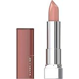 Maybelline Color Sensational Lipstick, Lip Makeup, Cream Finish, Hydrating Lipstick, Nude Lust, Nude ,1 Count