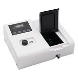 Visible Spectrophotometer, 110V 721 LCD Digital Lab VIS Spectrophotometer Tungsten Lamp Lab Equipment w/ 350-1020nm Wavelength Rang for Laboratories Research Institutions