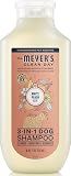MRS. MEYER'S Clean Day 3 in 1 Dog Shampoo, White Peach Scent, 14oz