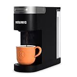 Keurig K-Slim Single Serve K-Cup Pod Coffee Maker, Multistream Technology, 3 Brew Sizes, Slim and Sleek Design, 46oz Removable Reservoir, Black