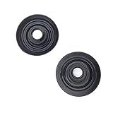 Pack of 2 Headlight Dust Cover 80mm Rubber Seal with 20mm Hole Universal for LED Headlamp Housing Conversion Compatible with Honda Toyota Kia