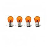 Kadiby 4 Pack 2357NA Bulb 2357 Amber Bulbs, Brake/Tail/Turn Signal Light Bulb Auto Lights Bulbs 2057NA 1157NA 7528NA PY21/5W Car Mini Long Life Bulb Fit for Elantra 2000-2017 Sonata 2000-2017