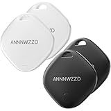 ANNNWZZD Tag 4 Pack Item Finders with Apple Find My APP (iOS Only) Help You Track Your Keys, Wallet, Luggage, Backpack, Super Lightweight [Apple MFi Certified]