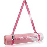 A AZURELIFE [MAT NOT Included] Yoga Mat Sling, Yoga Mat Straps for Carrying, Easy-Cinch Yoga Mat Holder Strap