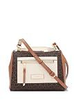 Calvin Klein Women's Hadley Triple Compartment Crossbody Handbag, Brown, One Size