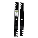 MaxPower 561811XB 2 Blade Commercial Mulching Set for Many 42 in. John Deere Mowers Replaces OEM # GX22151, GY20850