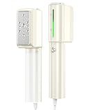 Jack ＆ Rose Travel Steamer For Clothes,110-230V,0.9Ib Light,9 * 2.6in Small Mini Travel Size,Steamer Iron 2 in 1,15s Heat-Up,Ceramic Heat Panel,For Global ＆ Europe Traveling