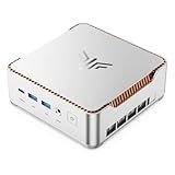 KAMRUI Hyper H2 Mini PC Windows 11 Pro, Intel Core 14450HX (Beats i7-1195G7/12700H), 16GB RAM 512GB PCIe4.0 SSD, Triple 4K, HDMI, DP, USB-C, Ethernet, Mini Desktop Computer for Office, Business