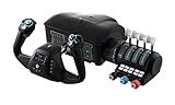Turtle Beach VelocityOne Flight Universal Control System - Xbox Series X & Xbox Series S, Xbox One & Windows 10 & 11 PCs with Yoke Handle, Throttle Quadrant, Trim Wheel & Rudder Controls