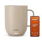 Ember Temperature Control Smart Mug 2, 14 Oz, App-Controlled Heated Coffee Mug with 80 Min Battery Life and Improved Design, Sandstone