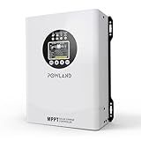 POWLAND 120A MPPT Solar Charge Controlle 12V/24V/36V/48V/60V/72V/84V/96V Auto,Max Input 230V Solar Charger, LCD Display Intelligent Regulator for AGM, Gel, Lithium ect