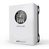 POWLAND 120A MPPT Solar Charge Controlle 12V/24V/36V/48V/60V/72V/84V/96V Auto,Max Input 230V Solar Charger, LCD Display Intelligent Regulator for AGM, Gel, Lithium ect