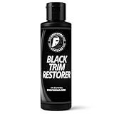 ExoForma Black Trim Restorer - Unique Dye-Infused Formula Lasts 6+ Months - Restores Factory Black to Plastic Trim - Protects Against UV Rays, Helps Conceal Scratches & Scuff Marks - Works in Seconds