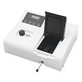 Visible Spectrophotometer, 721 Digital Lab Spectrophotometer 350-1020nm Tungsten Lamp Lab Equipment for Food, Environmental Testing
