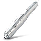 Universal Plastic Spring Loaded Toilet Paper Roll Holder Replacement, Chrome (1, Chrome)