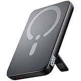 for Magsafe Portable Charger, 12000mAh Wireless Magnetic Power Bank with Stand& PD 20W Fast Charging, for Magsafe Battery Pack Compatible with iPhone 17/16/15/14/13 Series,Powerbank for Travel Cruise