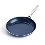 Blue Diamond 10" Diamond Infused Ceramic Nonstick Frying Pan Skillet, Blue