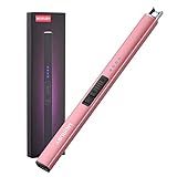 MEIRUBY Lighter Electric Candle Lighter, Birthday for Women Men Mom Wife Sister, Rechargeable USB Arc Lighters for Candle Camping BBQ