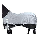 BARN & STABLE 420D Ripstop Lightweight Horse Turnout Sheet, No Fill, Water-Resistant & Breathable Horse Blanket for Spring and Mild Weather, with Anti-Rub Fleece Withers