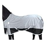 BARN & STABLE 420D Ripstop Lightweight Horse Turnout Sheet, No Fill, Water-Resistant & Breathable Horse Blanket for Spring and Mild Weather, with Anti-Rub Fleece Withers