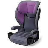 Safety 1st Grow and Go 2-in-1 Booster Car Seat with ComfortWings, Converts High-Back to Backless, 19" Wide, Fits 3 Across, Lightweight, Foldable, Easy-Clean, Cup Holders, 40-100 lbs, Crushed Grape