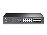 TP-Link TL-SG1016PE | 16 Port Gigabit PoE Switch | Easy Smart Managed | 8 PoE+ Ports @150W | Plug & Play | Sturdy Metal w/ Shielded Ports | QoS, Vlan, IGMP & LAG | 3 Year Manufacturer Warranty
